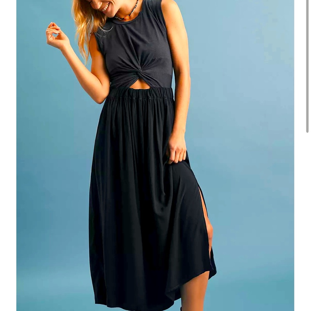 Anthropologie Mixed Media Midi dress
